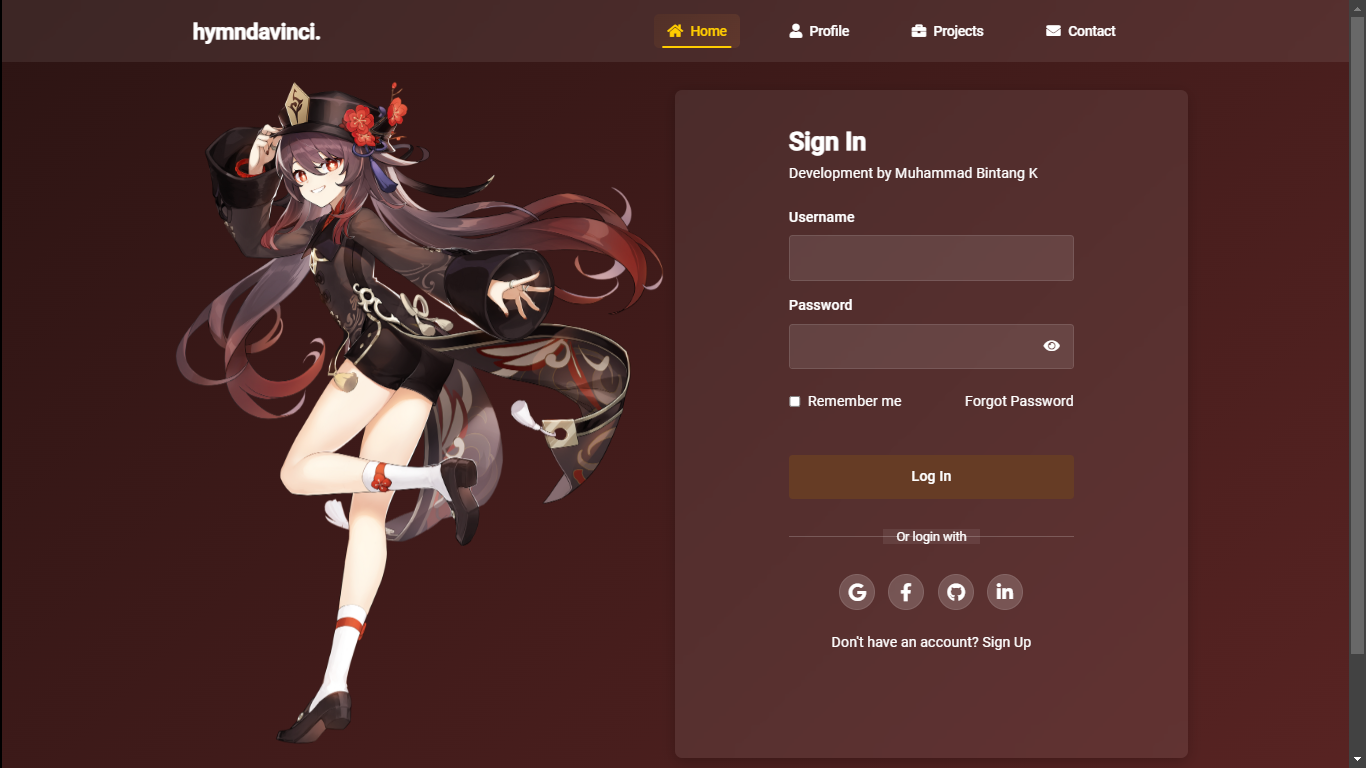 Logo of Login Page project